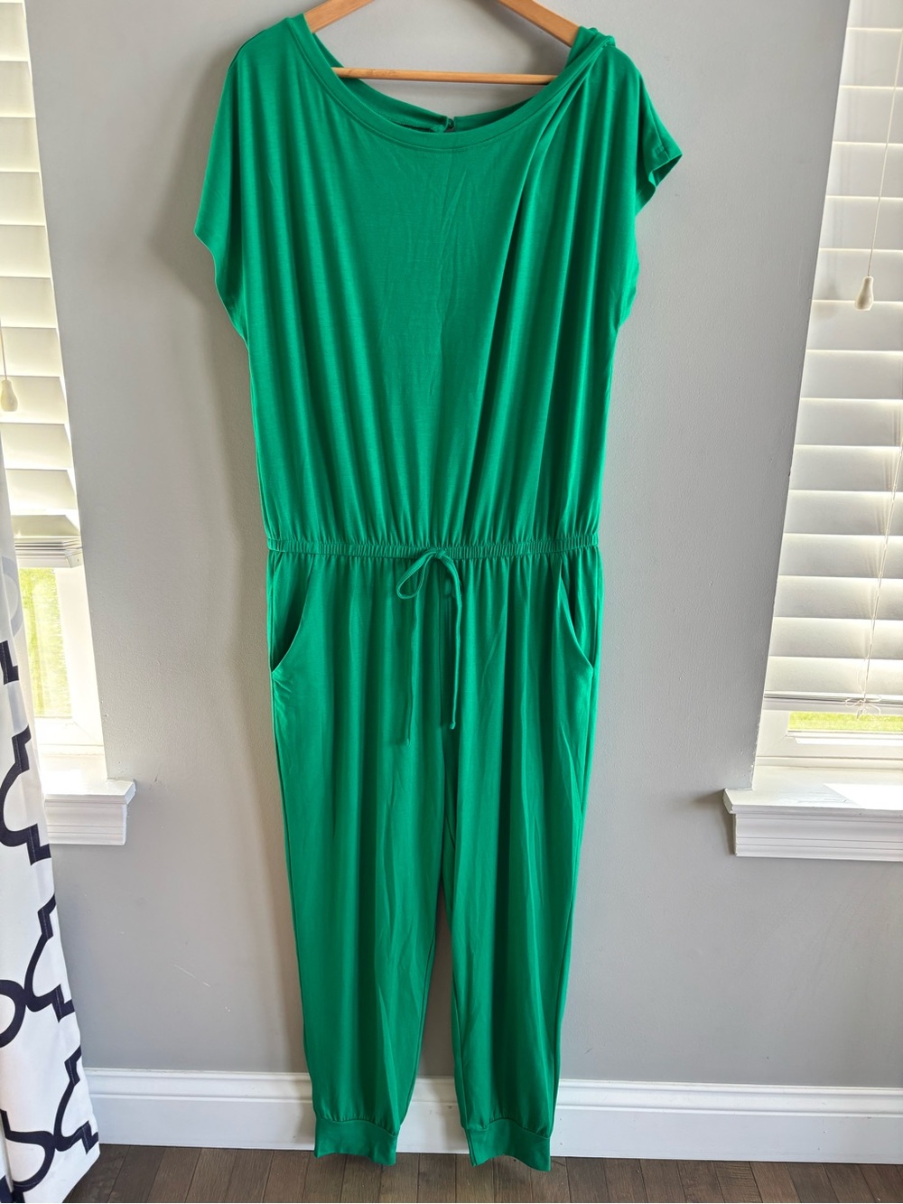 PrettyGarden Green Knit Casual Jumpsuit - Size XL (New with Tags)